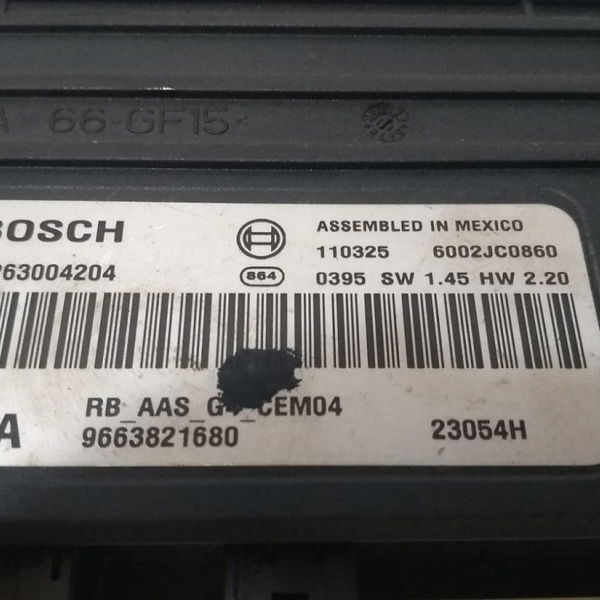 Módulo Sensor Estacionamento Citroen C4 Picasso 2012