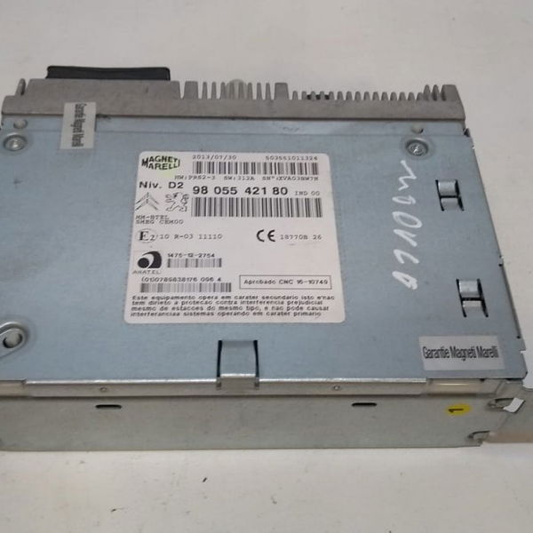 Modulo Rádio Peugeot 208 2014 9805542180