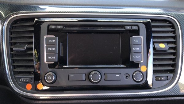 Multimídia Radio Volkswagen Fusca Tsi 2014 Oem Original