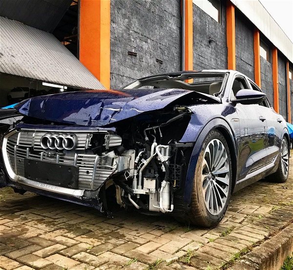 Audi E-tron Sportback 2020 Caixa De Direção Modulo Vidro