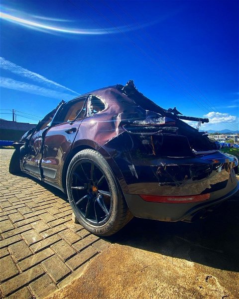 Escapamento Abafador Completo S/catalis Porsche Macan S 2016