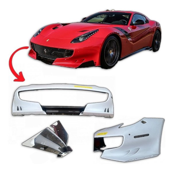 Parachoque Dianteiro Ferrari F12 Tdf Carbon