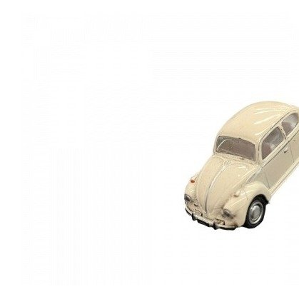 Miniatura Volkswagen Fusca Clássico 1967 Bege Uni. 1/64