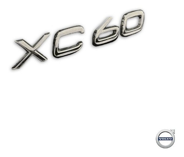 Logo Emblema Escrita Xc60 - Volvo Xc60 T8 2022