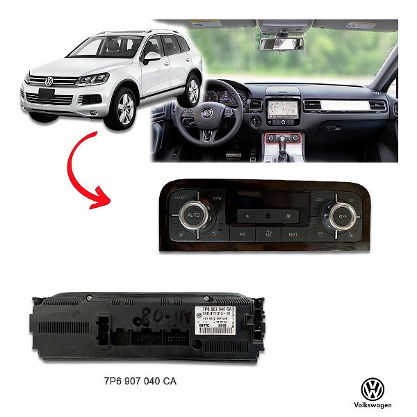 Comando De Ar Condicionado Volkswagen Touareg V8