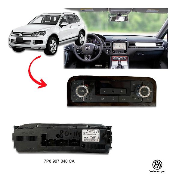 Comando De Ar Condicionado Volkswagen Touareg V8