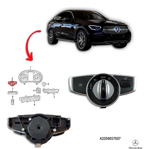 Comando Dos Fárois - Mercedes Benz Glc300 Coupé 2022