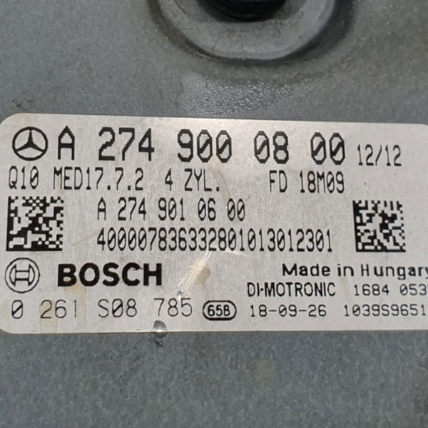 Módulo De Injeção Mercedes C180 2019