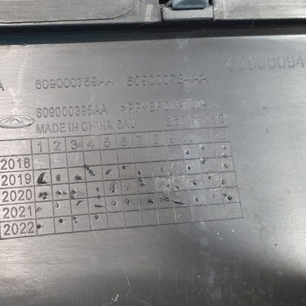 Aplique Friso Porta Traseira Esq Chery Tiggo 5 Hybrid 2023 Preto