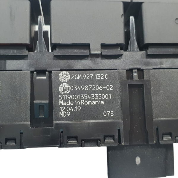 Botão Pisca Alerta Mode Vw T-cross 1.0 Tsi 2020 Preto