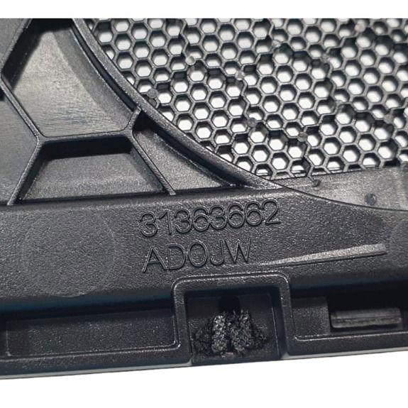 Tela Alto Falante Painel Volvo Xc90 T8 Inscription 2022 Preto