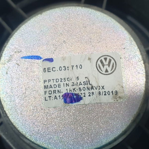 Alto Falante Traseiro Vw T-cross 1.0 Tsi 2020 Preto