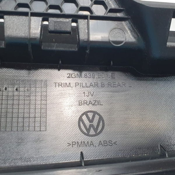 Moldura Porta Traseira Esquerda Vw T-cross 1.0 Tsi 2020
