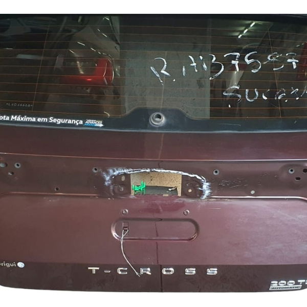 Tampa Porta-malas C/amassado Vw T-cross 1.0 Tsi 2020 Vinho