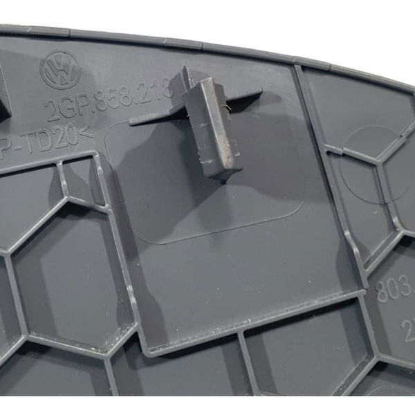 Acabamento Lateral Painel Direito Vw T-cross 1.0 Tsi 2020 Preto Animal Print