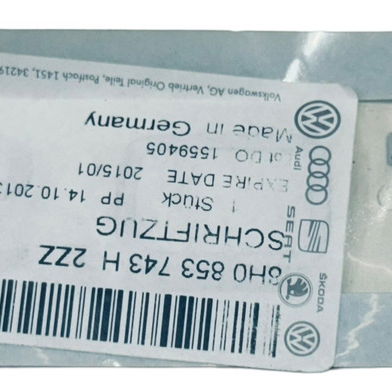 Emblema 2.0 T Audi A3 A4 A5 Original 8h0853743h