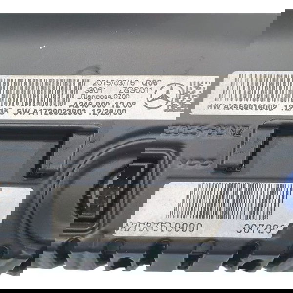 Tela Central Multimídia Mercedes A200 2017