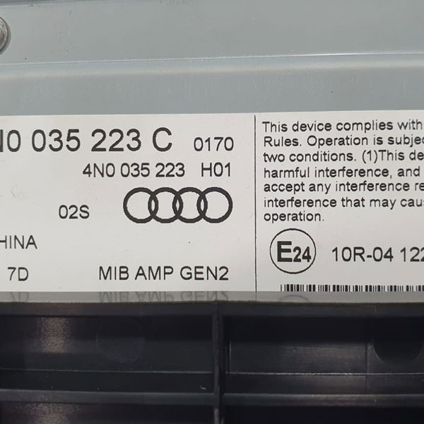 Módulo Amplificador Rádio Audi Q8 2020