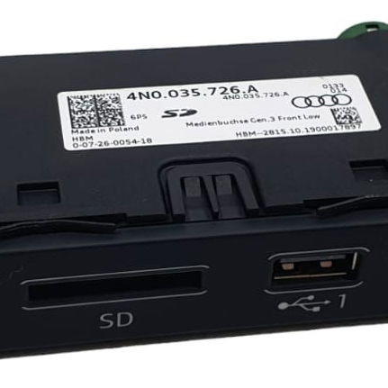 Entradas Auxiliares Usb Sd (avaria) Audi Q8 2020