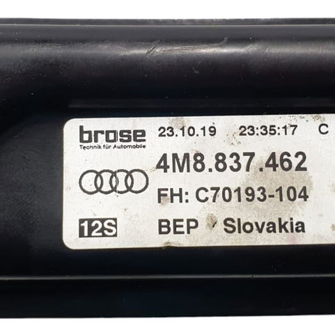 Máquina De Vidro Dianteira Direita Audi Q8 2020