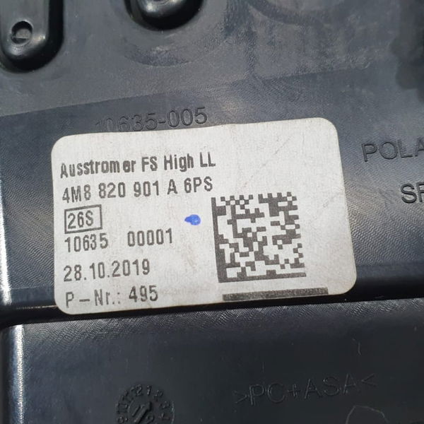 Difusor De Ar L/esquerdo Audi Q8 2020