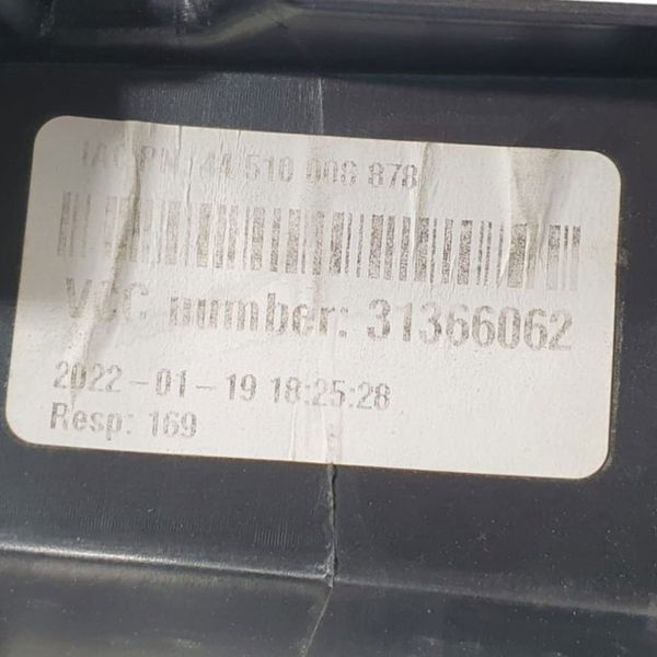 Canaleta Interna Dianteira Dir. Volvo Xc90 T8 2022 /31366062