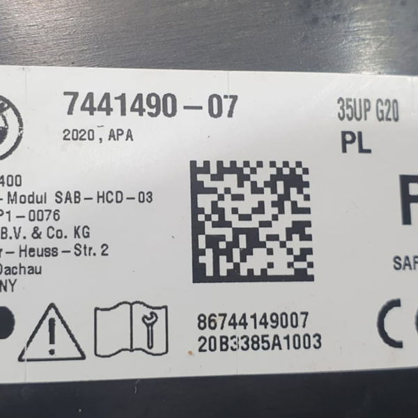 Bolsa Banco Passageiro Bmw 320i G20 2021 Preto