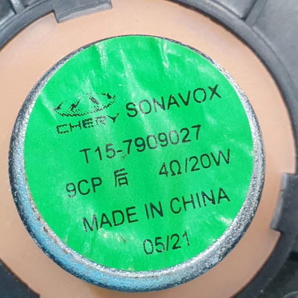 Alto Falante Chery Tiggo 7 1.5 2022 Preto