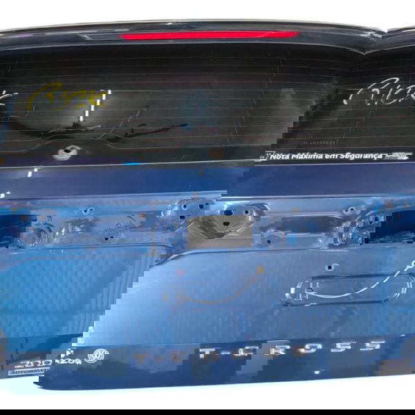 Tampa Traseira Vw T Cross 2019 Azul