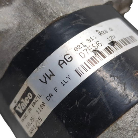 Motor Partida Arranque Vw Golf Fox 1.0 9 Dentes 2010
