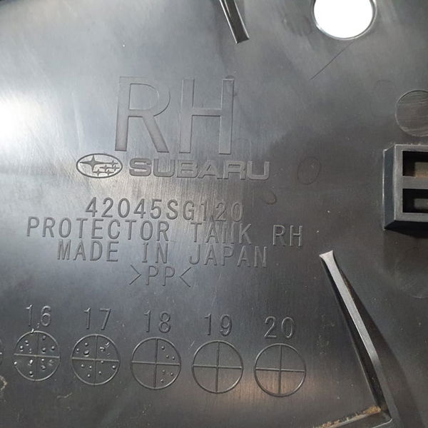 Protetor Tanque Combustível L/dir Subaru Forester Xt 2018