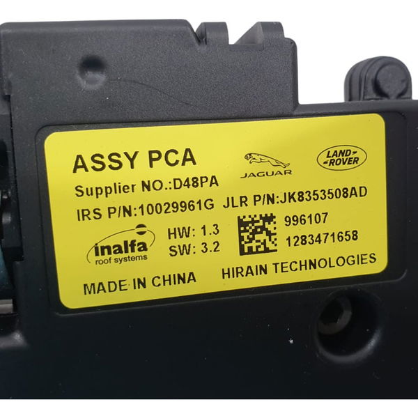 Motor Vidro Teto Solar Range Rover Velar P300 2020