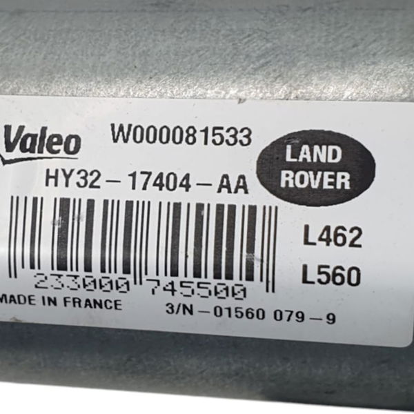 Motor Limpador Vidro Tampa Tras. Range Rover Velar P300 2020