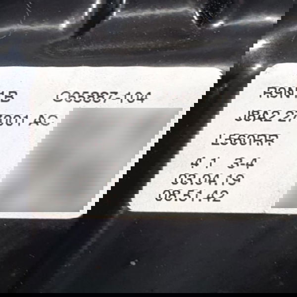 Máquina De Vidro Traseira Esq. Range Rover Velar P300 2020