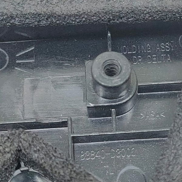 Acabamento Porta T/d Hyundai Tucson 2019 Traseira Direita Preto