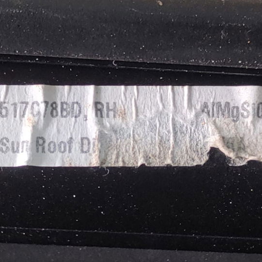 Friso Teto L/d Range Rover Velar 2019 (c/detalhe) Preto