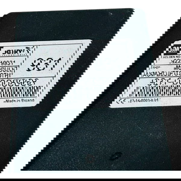 Módulo Bluetooth Gm Omega Fittipaldi Preto