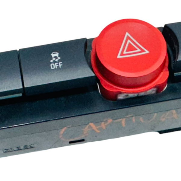 Botao Alerta Gm Captiva 2009 Preto