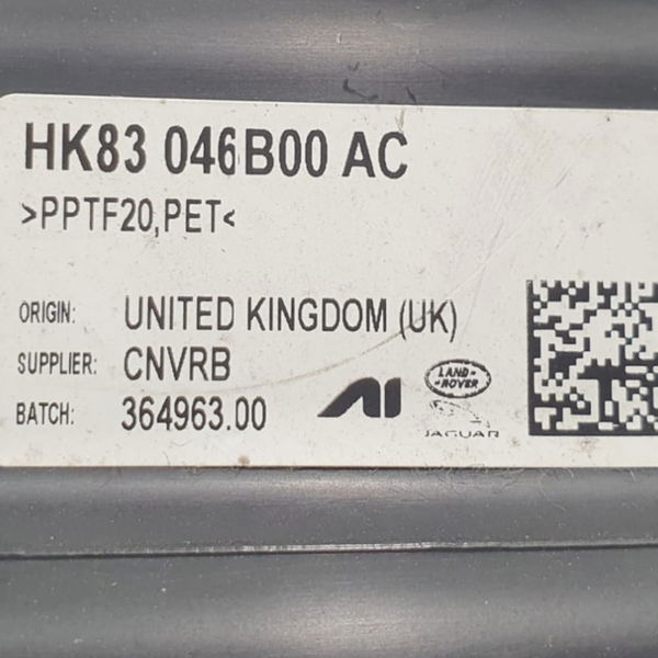 Acabamento Inferior Painel Range Rover Velar P300 2020