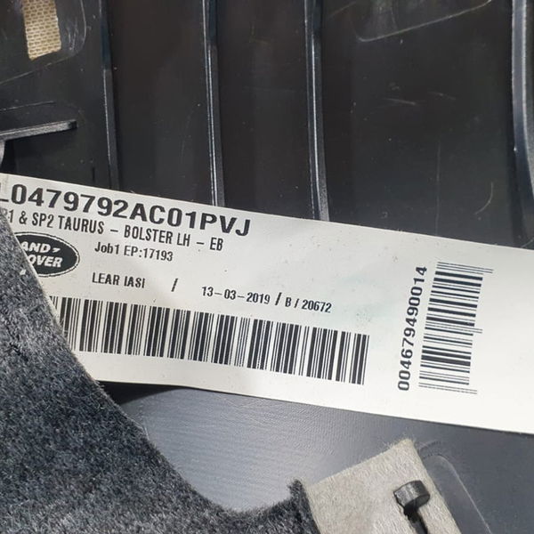 Acabamento Estofamento Coluna L/esq Range Rover Velar 2020