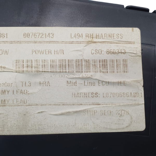 Módulo Banco Passageiro Range Rover Sport Hse 2020 Preto