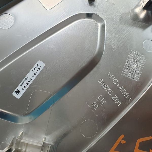 Acabamento Lateral Painel L/esq Range Rover Sport Hse 2020 Preto Animal Print