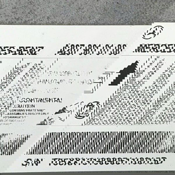 Módulo Carroceria (deflagrado) Mercedes Benz E350 Coupe 2010