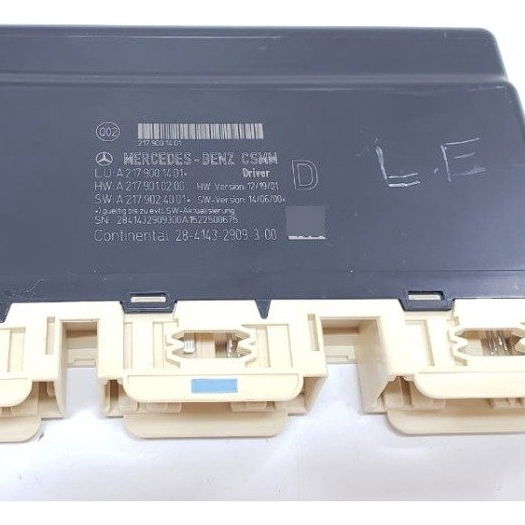 Módulo Banco Dianteiro Esquerdo Mercedes S63 Amg V8 2015