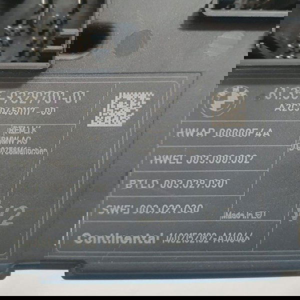 Módulo Conforto Carroceria Bmw 320i F30 2015 Cód 9329701