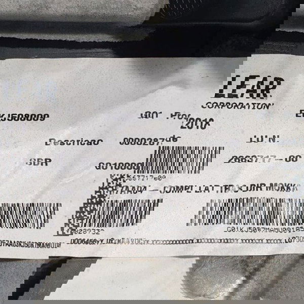 Encosto Lateral Banco Tras Esq Bmw X3 G01 Xdrive 20i 2019