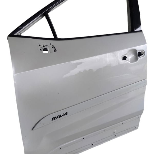 Porta Dianteira Esquerda Toyota Rav 4 2020 (avaria) - Dianteira - Esquerdo - Branco