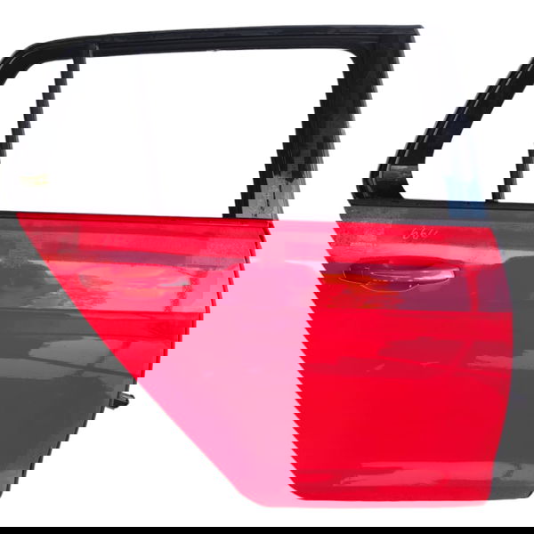 Porta Traseira Direita Golf 2015 Traseira Direita Vermelho