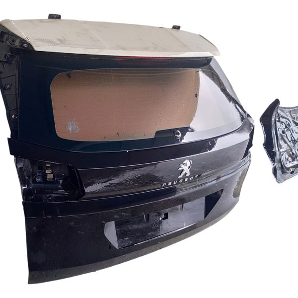 Tampa Traseira Peugeot 3008 2018 Preto