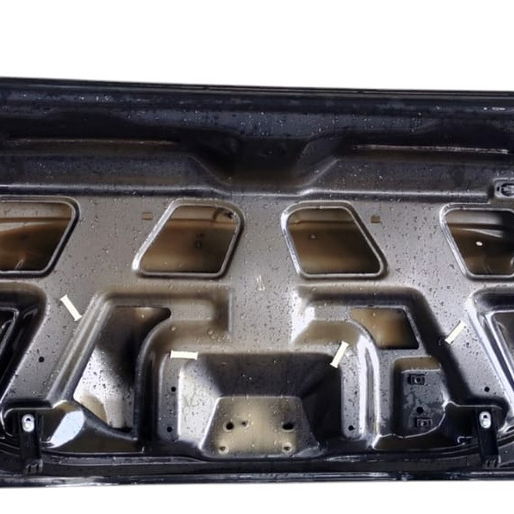 Tampa Traseira Fusion Titanium 2017 Preto